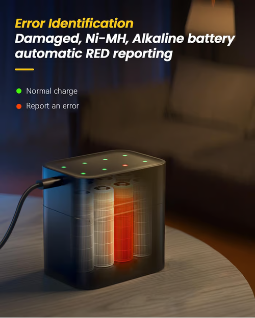 🔋 Lithium Battery Smart Charging Case