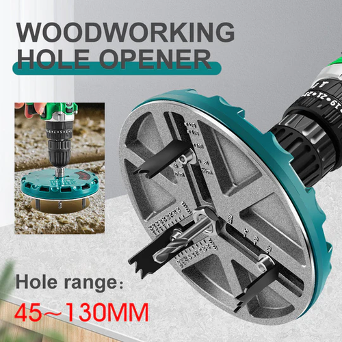 🔥🔥🔥Adjustable Woodworking Cutting Tools Hole Opener