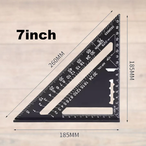 Woodworking Triangle Ruler 7 inch🔥Red