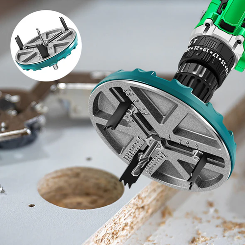 🔥🔥🔥Adjustable Woodworking Cutting Tools Hole Opener