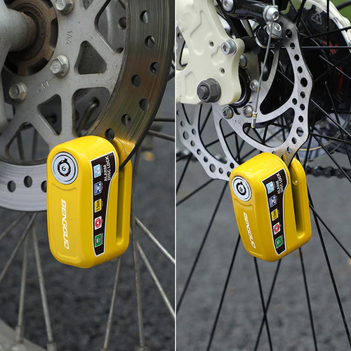 🔥🔥🔒Motorcycle anti-theft alarm Disc lock