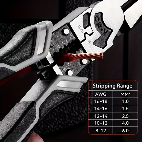 Electrical Multi-functional Industrial Pliers, Universal Strong Wire Cutters, Household Pliers, Electrical Hardware Tools, Essential Helpers For Home Cutting