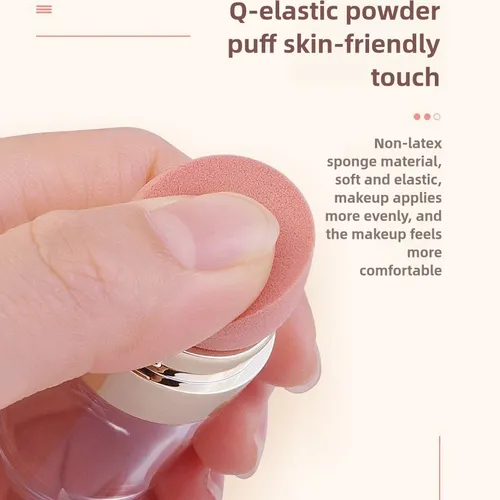 5 in 1 Retractable Makeup Brush for Travel Loose Powder Brush Eyeshadow Beauty Sponge Portable Makeup Brushes Sets👄👄