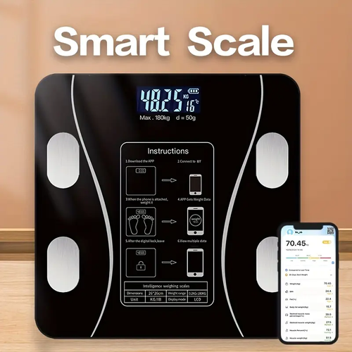 High Precision Smart Body Fat Scale Weight Scale Can Connect APP Bathroom Scales Human Body Scales Electronic Weighing Scales Fat Scales
