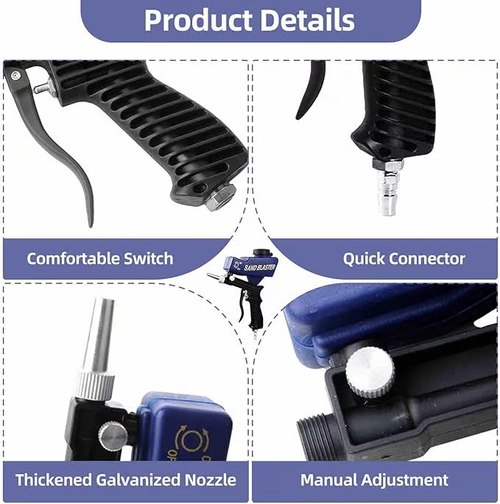 🔥🔥🔥Rust Blasting Device Adjustable Blasting Machine