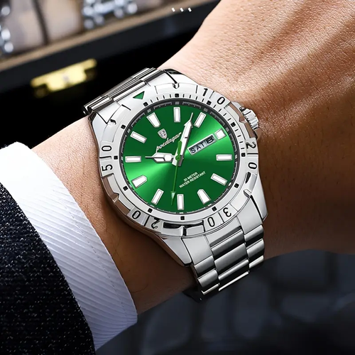 A Stylish New Brand Waterproof Watch With Super Bright Night Light For Young People, A Men's Wristwatch.