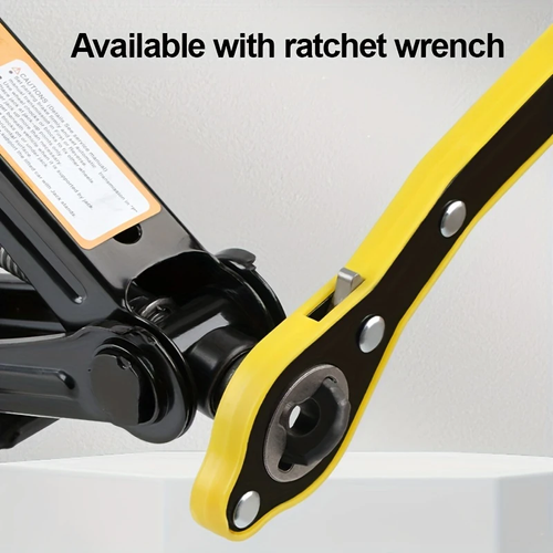Car Jack Ratchet Wrench Set - 2T Jack - A set of jack and labor-saving wrench, manual tool for car lifting, suitable for tire replacement and home use