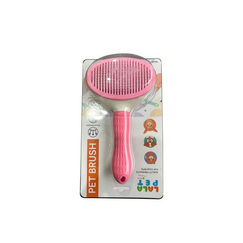 One-Click Self-Cleaning Pet Hair Remover Brush Cat Dog Hair Massager Comb TPR Material Pet Beauty Hair Brush for Pet Cleaning