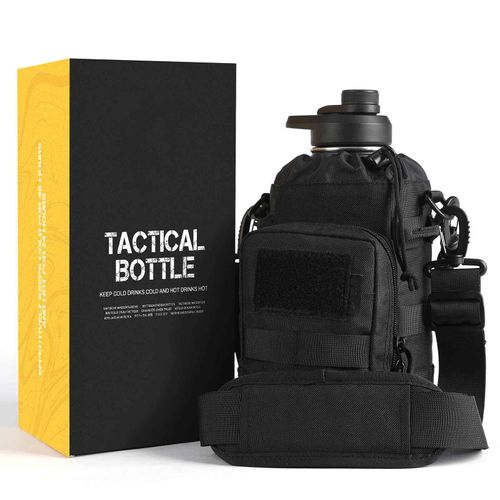 Camo Tactical Water Bottle Bag With Water Bottle Set for Travel Hiking Camping Hunting