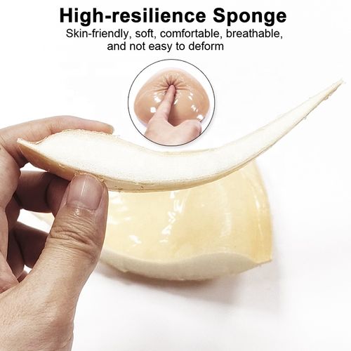 Double Sided Sticky Bra Inserts Reusable Push up Lift Self Adhesive Bra Pads for Bikini Swimsuit Sports Strapless Bra