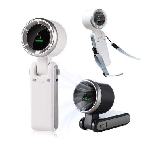 Summer Portable Handheld Turbo Fan Travel Outdoor Mini Portable Fans 180° Foldable High Speed Handheld Fan