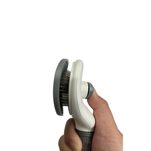 One-Click Self-Cleaning Pet Hair Remover Brush Cat Dog Hair Massager Comb TPR Material Pet Beauty Hair Brush for Pet Cleaning