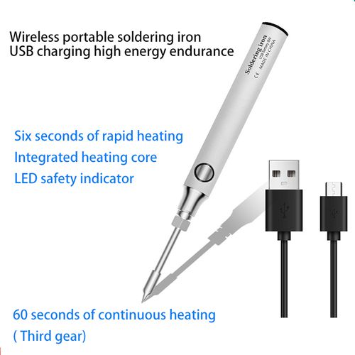 Mini USB Radio Soldering Iron Convenient 5V Low Voltage Welding Pen Adjustable 8W Home Tools DIY Manual Soldering Iron 5.0