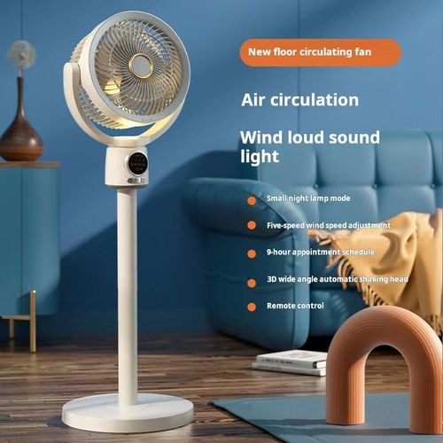 Standing Fan with Air Conditioner Temperature Display Electric Misting Fan Outdoor for Home