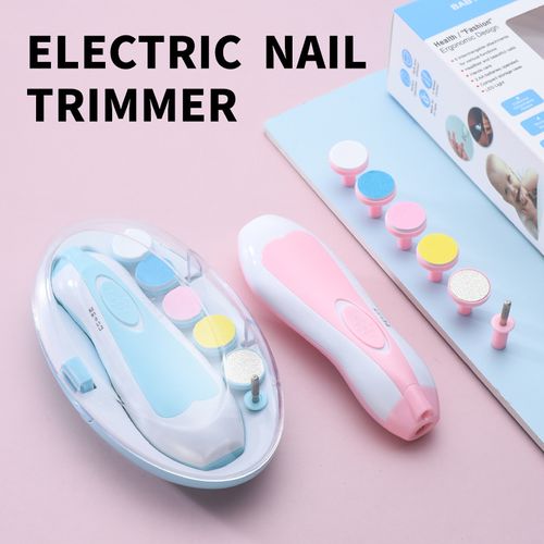 For Newborn Infant Baby Nail Trimmer Electric Baby Nail Clippers Safe Baby Nail File Kit Manicure Set Trim Polish Grooming KitFor Newborn Infant Baby Nail Trimmer Electric Baby Nail Clippers Safe Baby Nail File Kit Manicure Set Trim Polish Grooming Kit