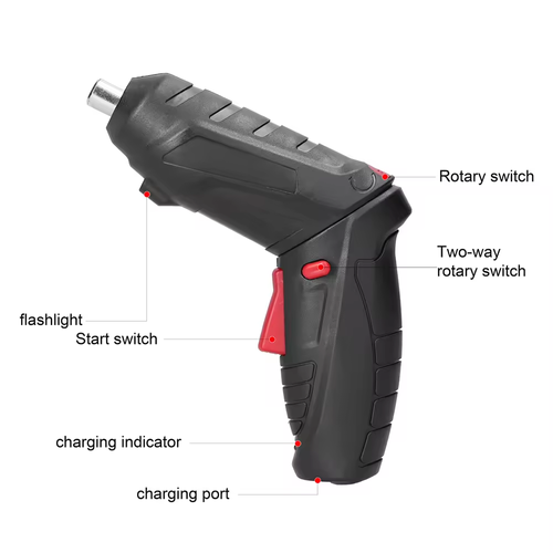 47 Pcs Set 4V Li-Ion Battery Power Electric Screwdriver Set Screwdriver Cordless Mini Screw Driver Electric Screwdriver Set