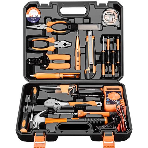 Household Carbon Steel Combination Tool Set, Multifunctional Toolbox, Daily Hardware