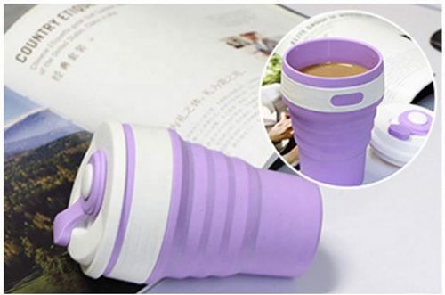 Hot Seller  Travel Collapsible Coffee Cups Reusable Folding Water MugSilicone Collapsible Travel Cup