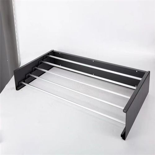 Hot Selling Rotary Airer Clothes Rack Wall Mounted Extendable Towel Rack Iron Kitchen Bathroom Storage Bag Storage Features