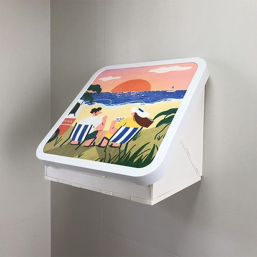 Bathroom Modern Minimalist Hot Ins Picture Clothes Folding Storage Box Waterproof Wall Mounted Hanging Storage Cabinet
