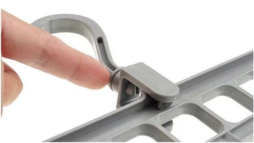 Multifunctional Nine-hole Plastic Storage Rack, Foldable Magic Clothes Hanger