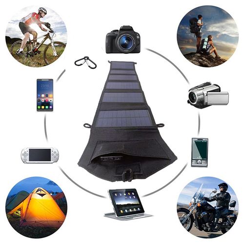 Solar Panels Usb Charger Portable Foldable Mini Six Slices Folding Solar Panel Outdoor Portable Solar Panel