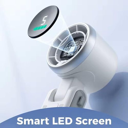 High-Speed Mini High Speed 13550RPM Mini Turbo Fan Foldable Rechargeable Portable Handheld Fans