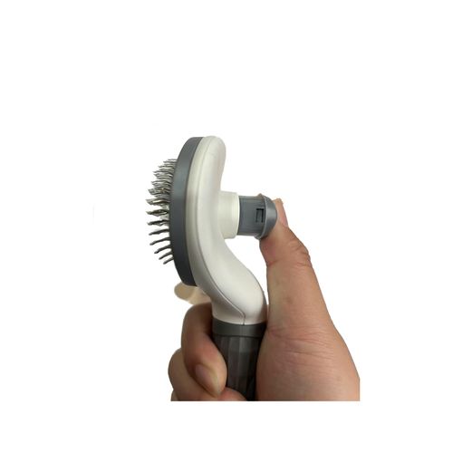 One-Click Self-Cleaning Pet Hair Remover Brush Cat Dog Hair Massager Comb TPR Material Pet Beauty Hair Brush for Pet Cleaning