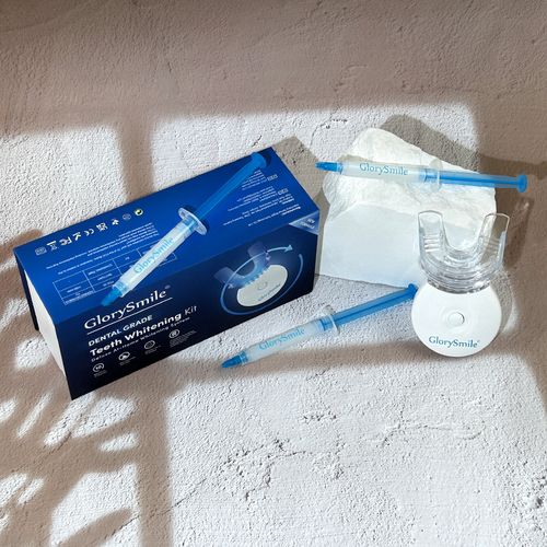 Professional GlorySmile 5LED Teeth Whitening Accelerator LED Light 35% Carbamide Peroxide Gel Oral Care