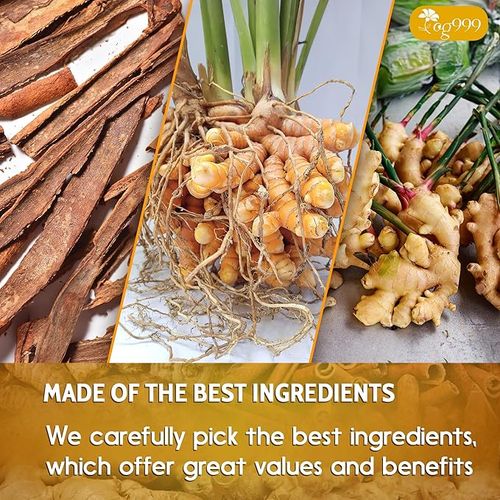 Premium Turmeric Ginger Cinnamon Tea Improve Digestion, Support Brain, Weight, Skin and Sleep
