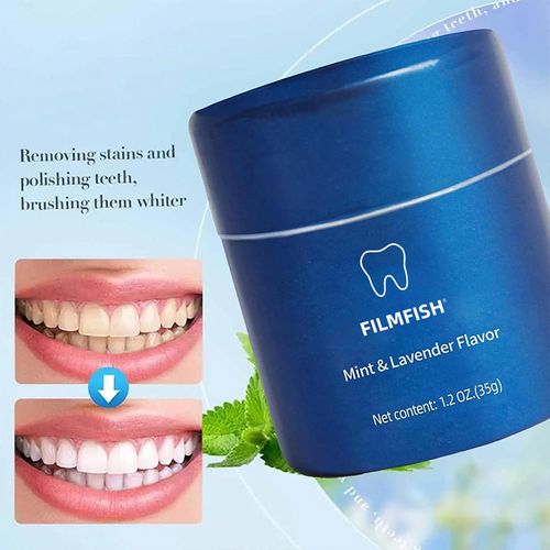 The Powder Teeth Whitening Natural Tooth Powder No Sensitivity Enamel Safe Toothpaste Lavender & Mint Flavor