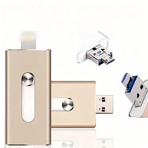 Mobile Phone U Disk 3 in 1 OTG USB Flash Drive 256GB 128GB 64G 32G 16GB 8GB 4GB 2GB