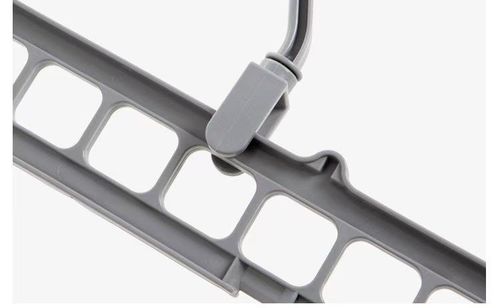 Multifunctional Nine-hole Plastic Storage Rack, Foldable Magic Clothes Hanger