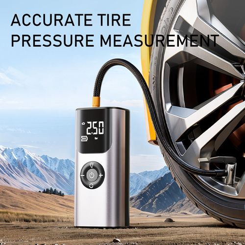 Mini Portable Car Tire Inflator Electric Air Compressor for Pickup Car Electric Car Tyre Pump With Intelligent Digital Display