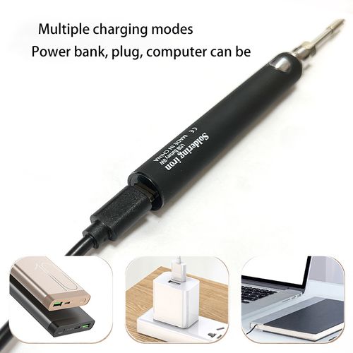 Mini USB Radio Soldering Iron Convenient 5V Low Voltage Welding Pen Adjustable 8W Home Tools DIY Manual Soldering Iron 5.0