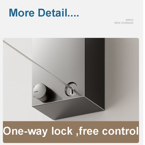 Wall Mounted No Punching Retractable Clothesline Balcony Automatic Telescopic Balcony Steel Wire Rope Rack