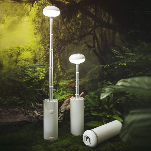Camping Accessories Telescopic Lamp Rechargeable Outdoor Lanterns Modern Chargeable Hanging Tent Light with Charger