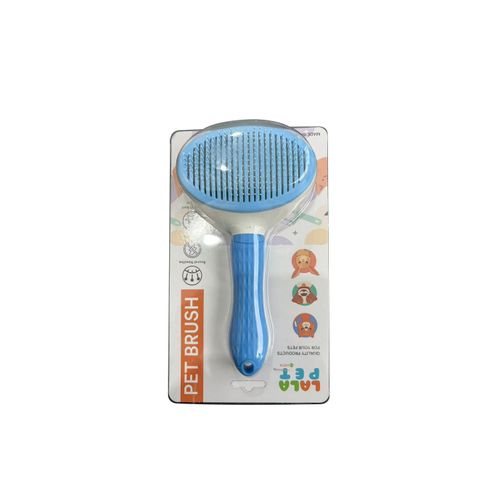 One-Click Self-Cleaning Pet Hair Remover Brush Cat Dog Hair Massager Comb TPR Material Pet Beauty Hair Brush for Pet Cleaning