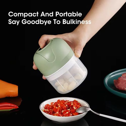 Mini Electric Vegetable Cutter Chopper Garlic Masher Crusher USB Rechargeable Ginger Meat Grinder Food Processor Kitchen Gadget