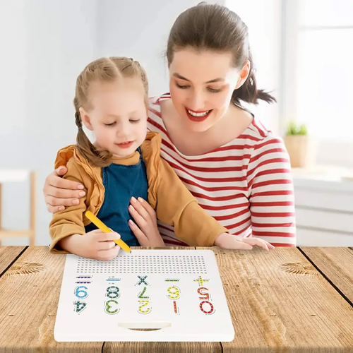 Drop Shipping ABS Letters Practicing Board Double-Sided Alphabet Tracing Tool Learning to Write ABC Educational Toy