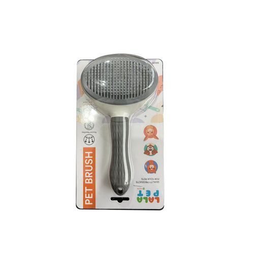 One-Click Self-Cleaning Pet Hair Remover Brush Cat Dog Hair Massager Comb TPR Material Pet Beauty Hair Brush for Pet Cleaning