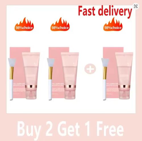 Buy1Get 1 free！ 🔥💃75mlX2 Collagen Overnight Wrapping Mask