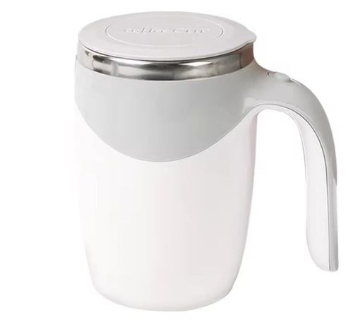 13oz 304 stainless Steel Automatic Stirring Coffee Mug
