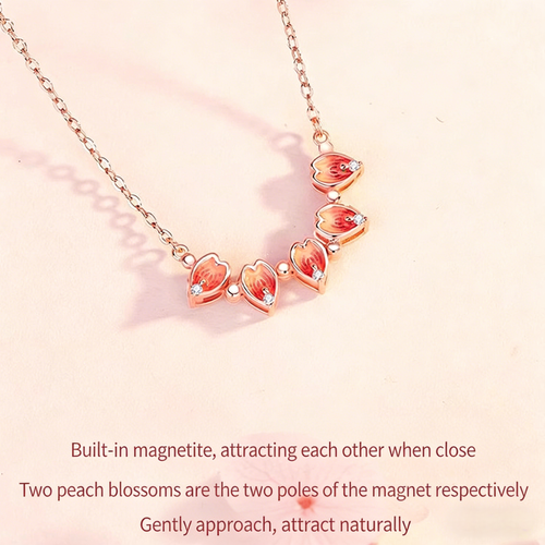 Sterling Peach Blossom Necklace Jewelry