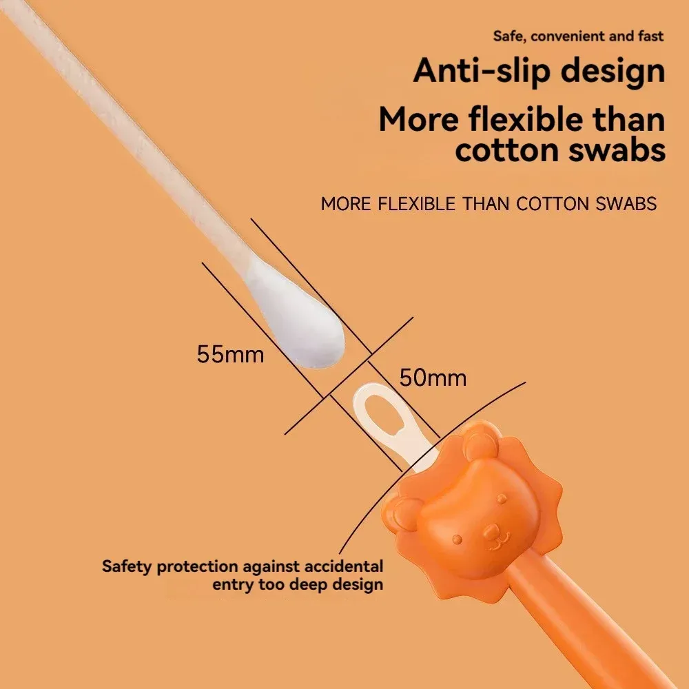 2PCS Newborn Baby Nose Ear Cleaning Rod