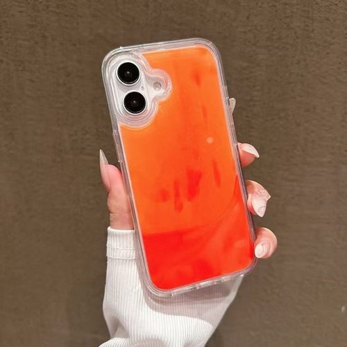 New iPhone 16 Luminous Quicksand Phone case with Night Light