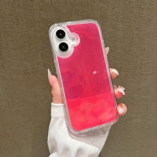 New iPhone 16 Luminous Quicksand Phone case with Night Light