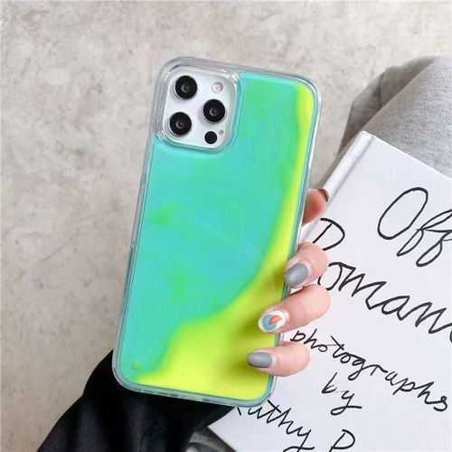 New iPhone 16 Luminous Quicksand Phone case with Night Light