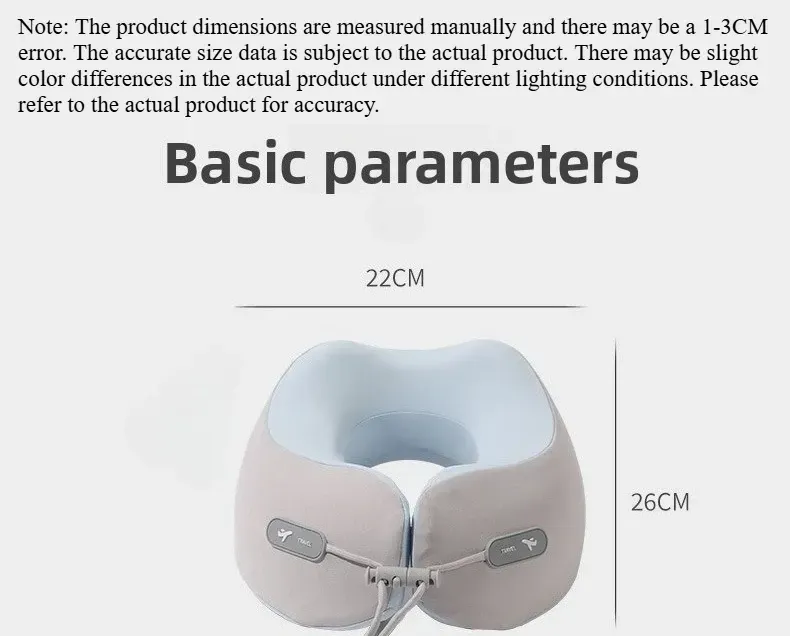 Travel U-Shaped Memory Foam Neck Pillow