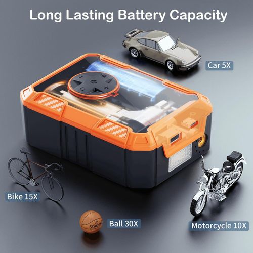 Wireless & portable air pump